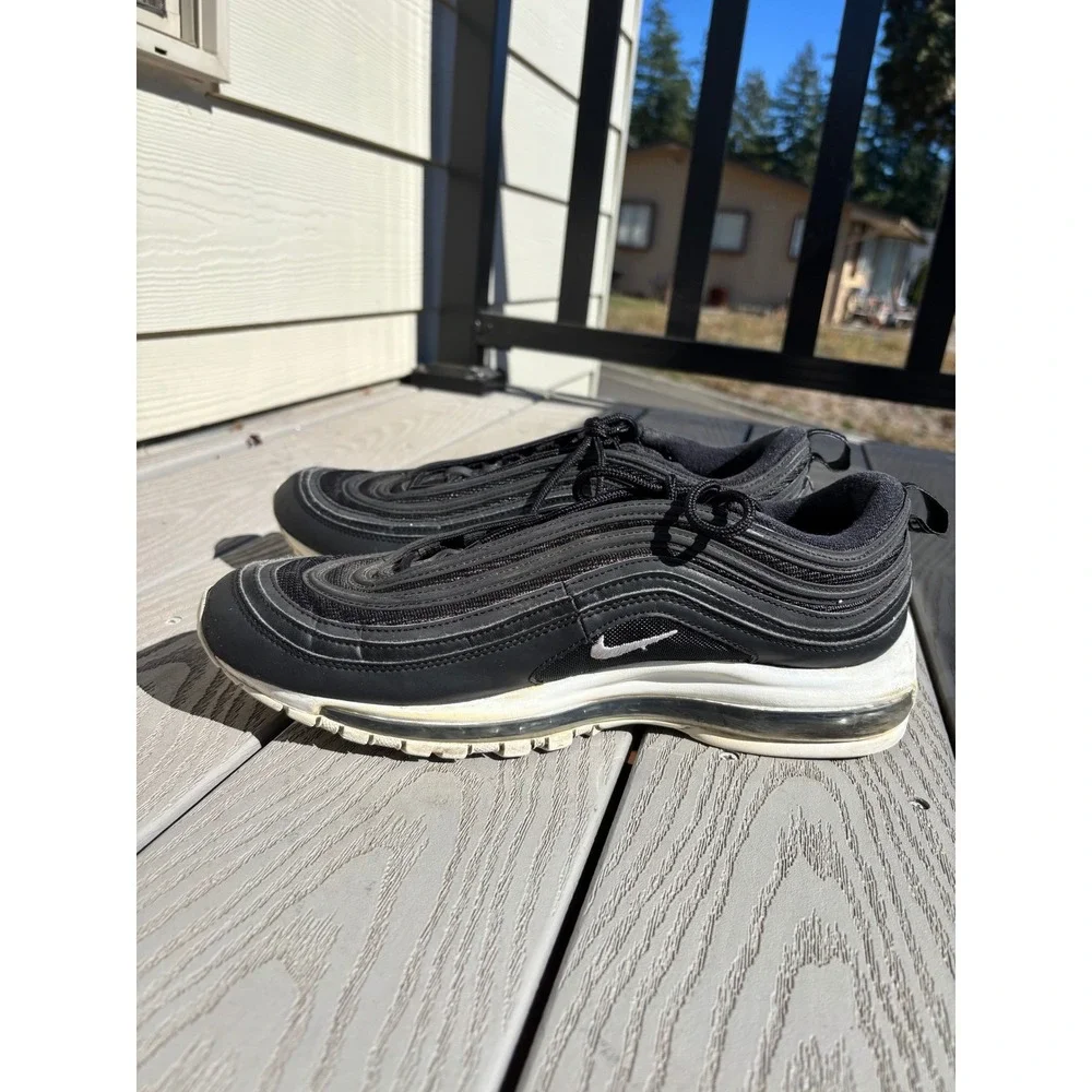 Nike Air Max 97 Black Retro Running Shoes Sneakers‎ 921826-001 Men's Size 11